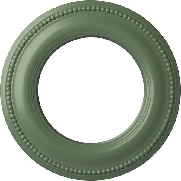 Ekena Millwork Bradford Classic Ceiling Medallion (Canopies up to 8 5/8"), 13"OD x 7 1/2"ID x 3/4"P, Athenian Green CM13BRAGF - main